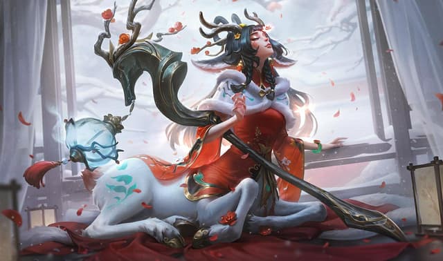 봄의 꽃잎 릴리아